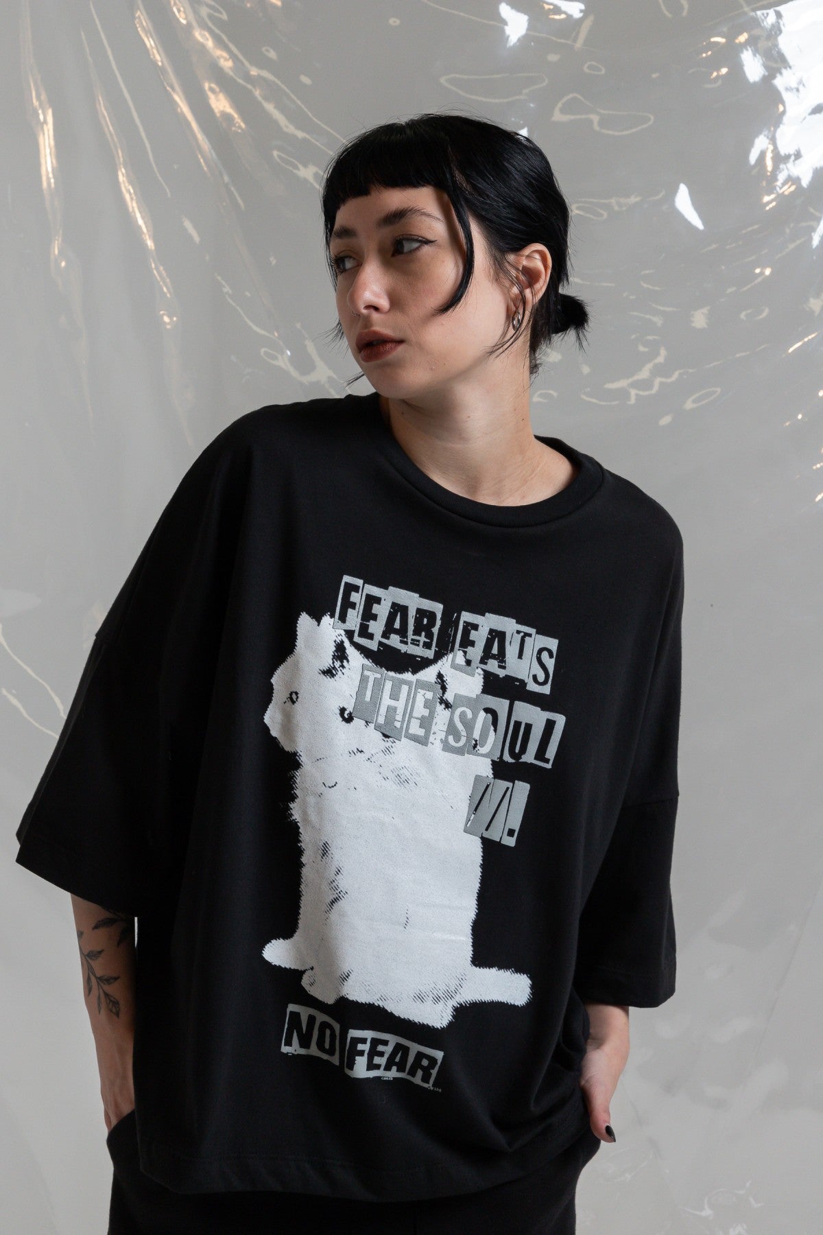 FEAR CAT Remera F352