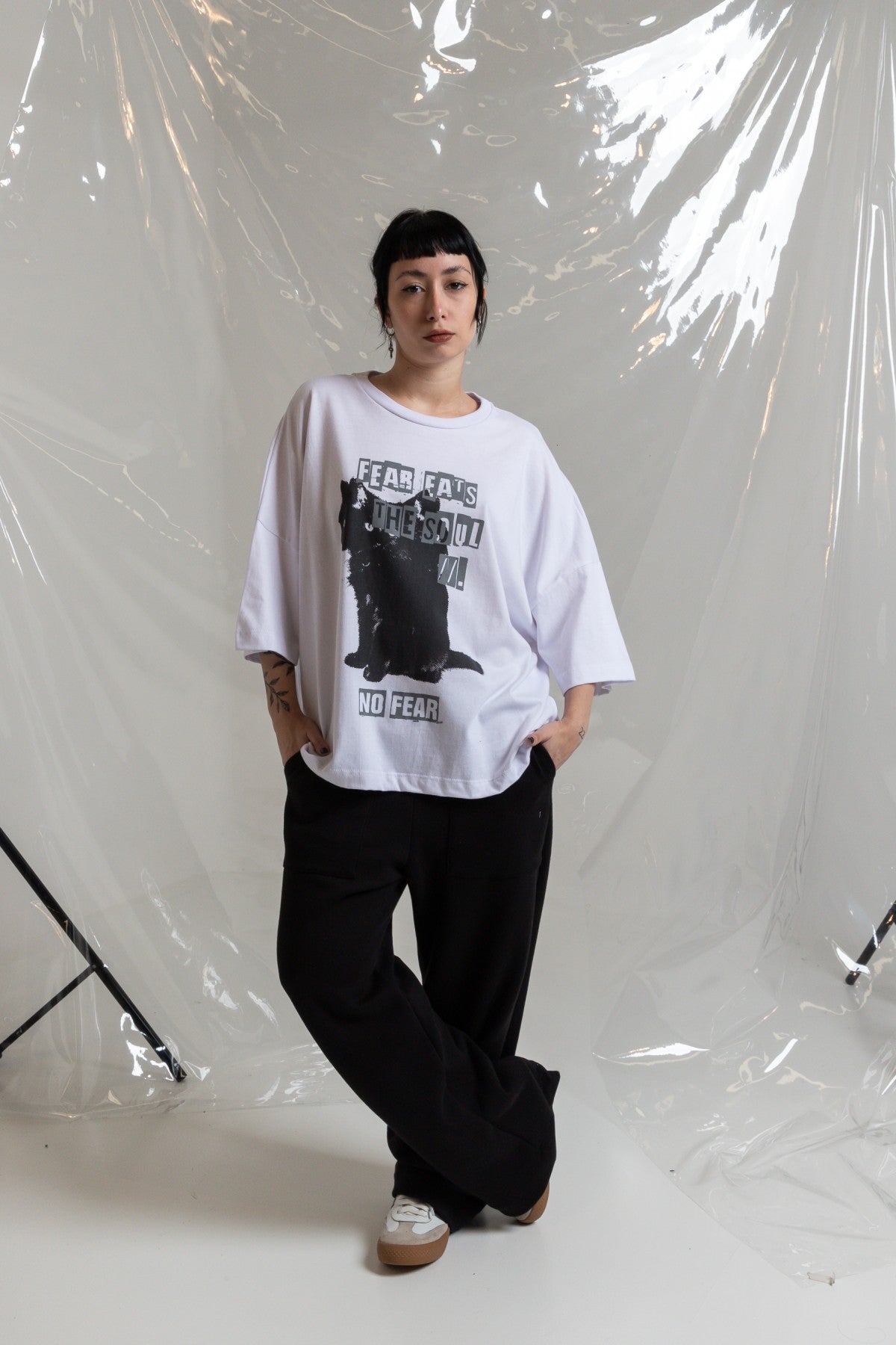 FEAR CAT Remera F352